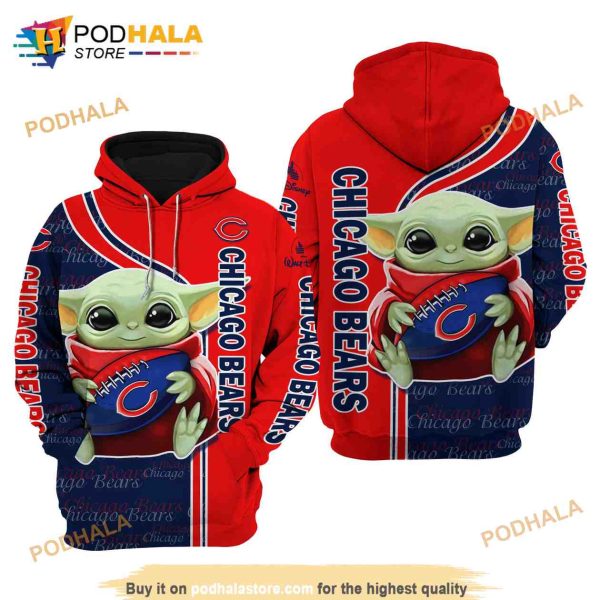 Baby Yoda Red Disney Unisex Cartoon Graphic 3D Hoodie