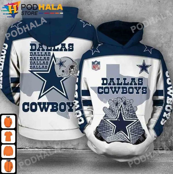 Baseball NFL Dallas Cowboys Christmas Gifts 3D Hoodie