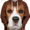 Beagle Dog Full Printing 3D Hoodie Sweatshirt