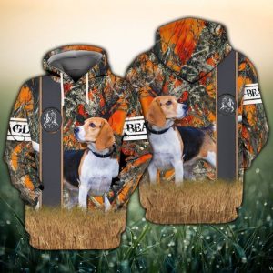 Beagle and Hunting Love 3D Hoodie Sweatshirt