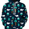 Bear Brillz Christmas 3D Hoodie Sweatshirt