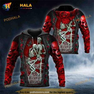 Best In Deace Skull 3D Hoodies