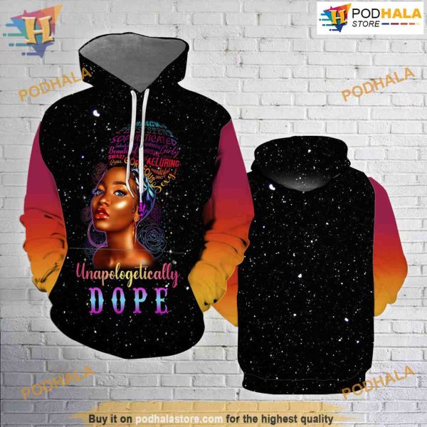 Black Girl All Over Printed 3D Hoodie Sweatshirt