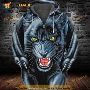 Black Panther 3D Hoodie Sweatshirt Shirt