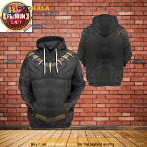 Black Panther Killmonger Golden Jaguar 3D Hoodie Sweatshirt Shirt