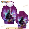 Black Panther Wakanda Forever Over Print 3D Hoodie Sweatshirt Shirt