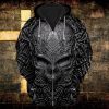 Black Skull 3D Hoodie Sweatshirt