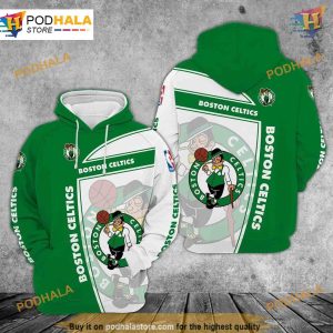 Boston Celtics Basketball Fans 3D Hoodie