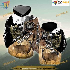 Bow Hunting All Over Printed 3D Hoodie Sweatshirt