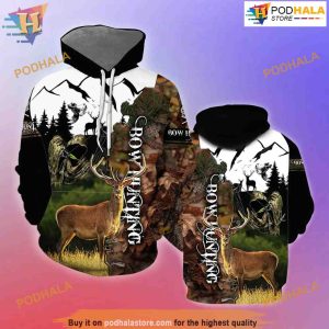 Bow Hunting Camo All Over Printed 3D Hoodie Sweatshirt