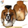 Boxer Full Head And Body Animal Costume All Over Printed 3D Hoodie