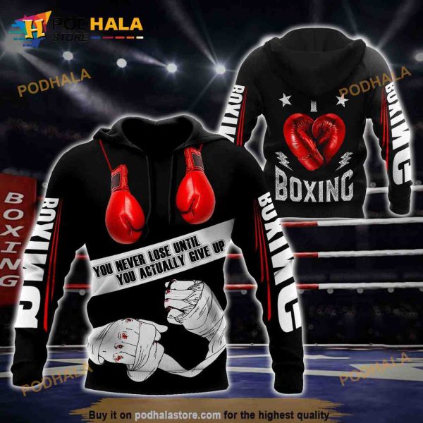 Boxing Unisex Shirt All Over Printed Hoodie