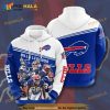 Buffalo Bills 3D Hoodie Sweatshirt Team Signature