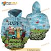 Camping Happy Camper Full Printing 3D Hoodie Sweatshirt