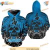 Carolina Panthers Hoodie 3D Halloween Pumpkin