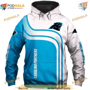 Carolina Panthers Hoodie 3D One Way Style