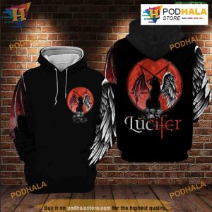 Cat Lucifer All Over Printed 3D Hoodie Sweatshirt