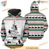 Cat Music Christmas Pattern White Unisex 3D Hoodie