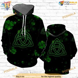 Celtic Shamrock Irish StPatrick Day 3D Hoodie Sweatshirt