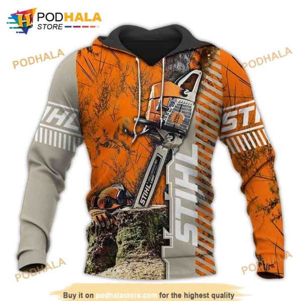 Chainsaw Hunting Casual 3D Hoodie Sweatshirt