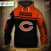 Chicago Bears 3D Skull Hoodie