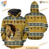 Christian Be Strong Pattern On Yellow Unisex 3D Christmas Hoodie