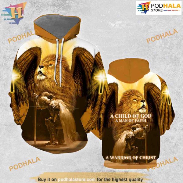 Christian Jesus Catholic All Over Printed 3D Hoodie Sweatshirt