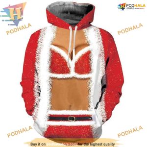 Christmas Bra Print 3D Hoodie