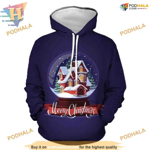 Christmas House 3D Hoodie