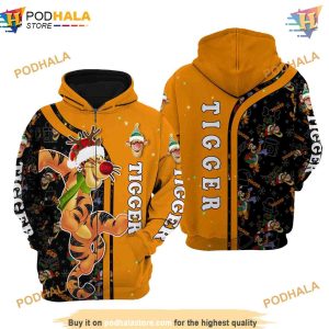 Christmas Tigger Disney 3D Hoodie