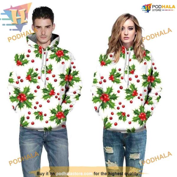 Christmas Tree 3D Hoodie Print