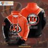 Cincinnati Bengals 3D Team Logo NFL Hoodie 3D