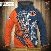 Cincinnati Bengals Cartoon Player Hoodie