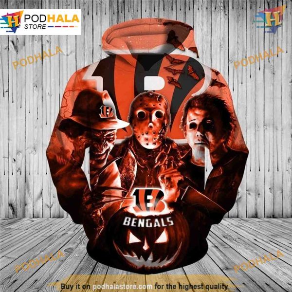 Cincinnati Bengals Halloween Hoodie