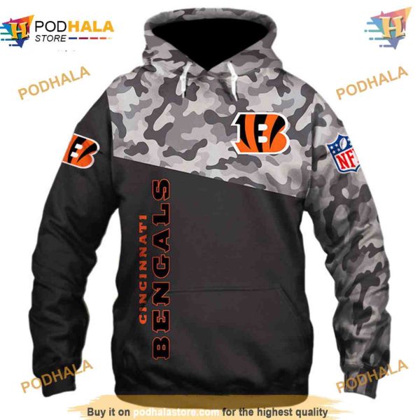 Cincinnati Bengals Military Hoodie