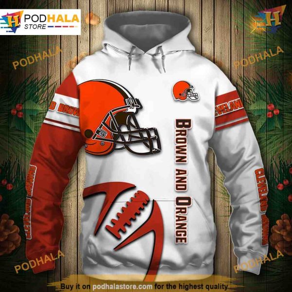 Cleveland Browns Hoodie 3D Graphic