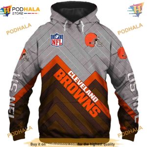 Cleveland Browns Hoodie 3D Long