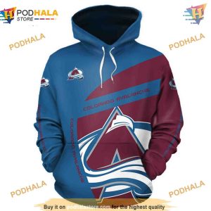 Colorado Avalanche Hooded 3D Hoodie