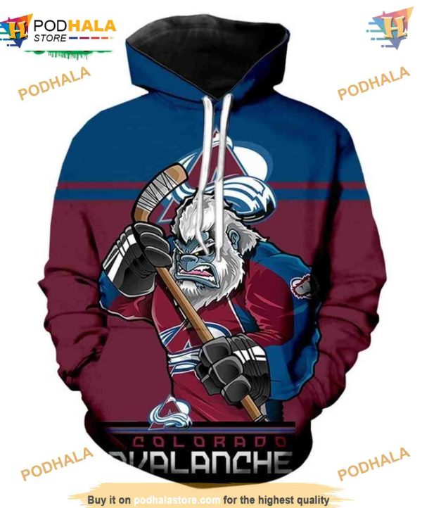 Colorado Avalanche Ultra-Cool 3D Hoodie