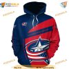 Columbus Blue Jackets Hooded 3D Hoodie