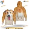 Corgi Dog Full Printing 3D Hoodie Sweatshirt