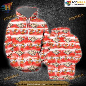 Cornhole Watercolor All Over Printed 3D Hoodie Sweatshirt