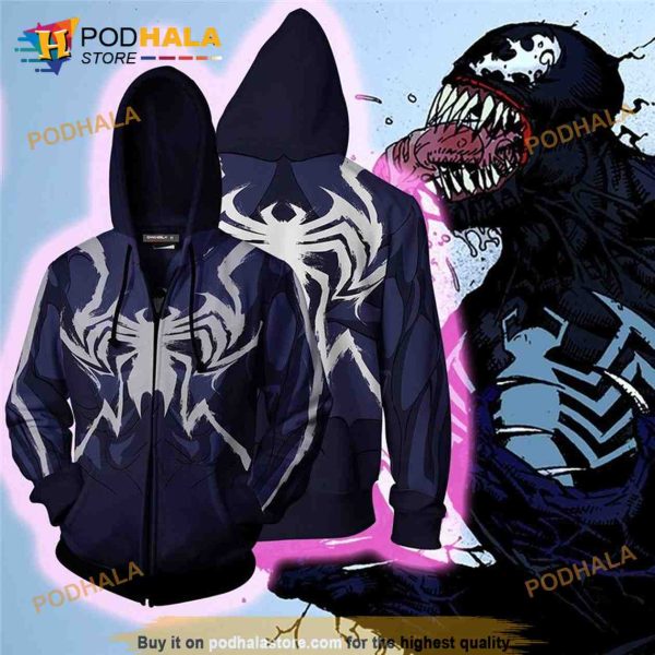 Costume Venom Antihero 3D Printed Hoodie