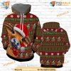 Cow Xmas 3D Funny Christmas Hoodie