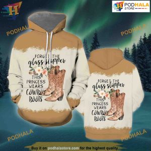 Cowgirl Boots All Over Printed 3D Hoodie Sweatshirt