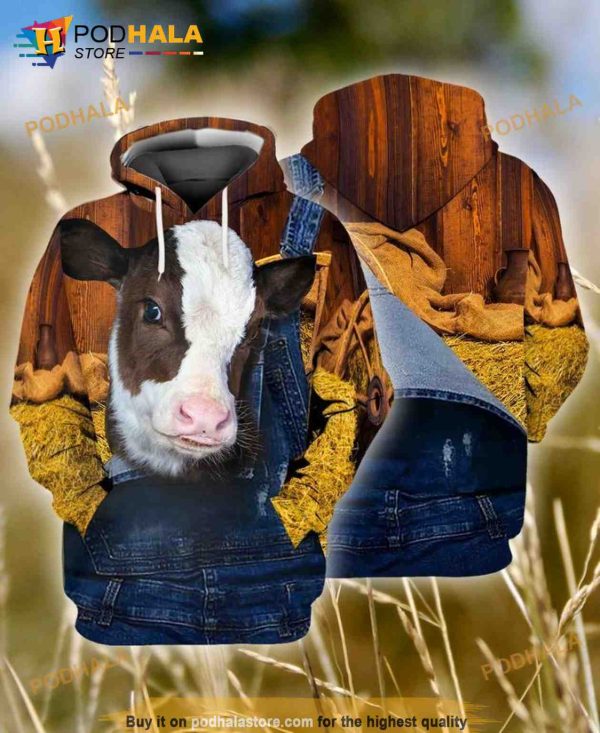 Cows Farm Of Farmer 3D Hoodie Sweatshirt