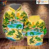 Crocodile Alligator On The Beach All Over Printed 3D Hoodie Sweatshirt