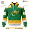 Custom 2023-24 Alternate Kits NHL Minnesota Wild Hoodie 3D