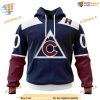 Custom 2023 Alternate Kits NHL Colorado Avalanche Hoodie 3D Sweatshirt