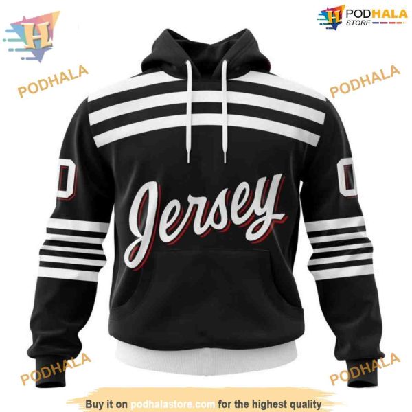 Custom 2023 Alternate Kits NHL New Jersey Devils Hoodie 3D